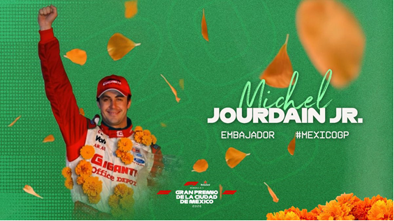 El México GP presenta a Michel Jourdain Jr. como embajador de la edición 2026